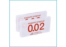 combo 2 hôp Bao cao su Sagami Original 0.02 siêu siêu mỏng cao cấp (hộp 2 cái)